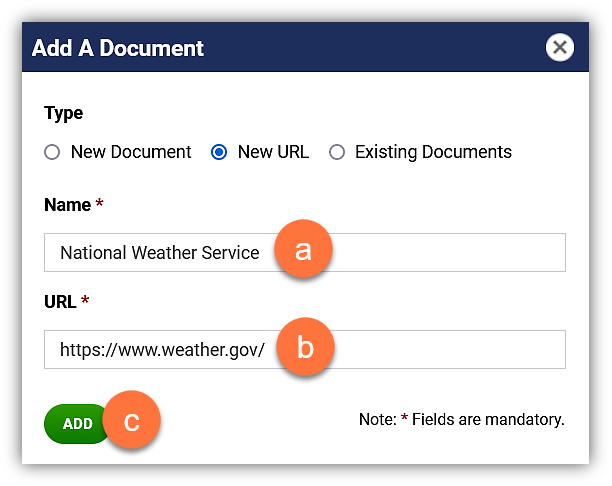 Add Resource URL version