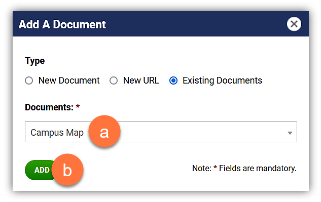 Add a Resource Existing Resource Version